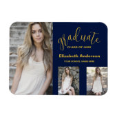 ミニマル3写真卒業 マグネット (横)