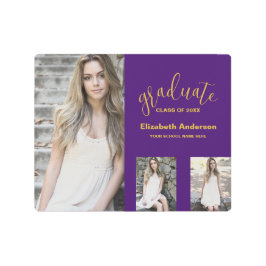 ミニマル3写真卒業 メタルプリント