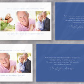 ミニマル3写真葬儀悔やみや弔慰 サンキューカード