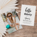 ミニマル30th誕生日招待状 |第30回 招待状<br><div class="desc">ミニマル30thフォト誕生日招待状。お前にパーソナライズされた用意しろ！</div>