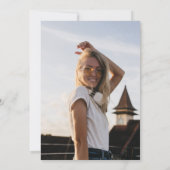 ミニマル30th誕生日招待状 |第30回 招待状 (裏面)