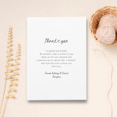 ミニマル4フォトコラージュ赤ちゃんシャワーありがとう サンキューカード