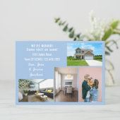 ミニマル4枚の写真を移動お知らせ 案内状 (スタンド正面)