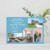 ミニマル4枚の写真を移動お知らせ 案内状 (スタンド正面)