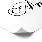 ミニマル40周年結婚歓迎 ポスター (角)