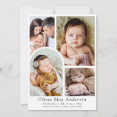 ミニマル5フォトアーチ誕生 案内状 (正面)