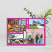 ミニマル5枚の写真お知らせ 案内状 (スタンド正面)