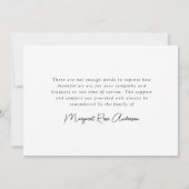 ミニマル6写真死別葬礼 招待状 (裏面)