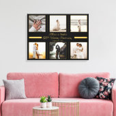 ミニマル6写真60結婚周年記念 キャンバスプリント (インサイチュ (リビング))