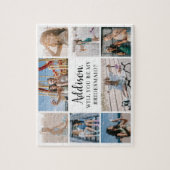 ミニマル8フォトコラージュのブライドメイド提案 ジグソーパズル (縦)