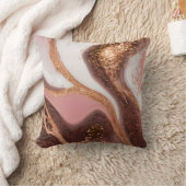 ミニマル&エレガント大理石 クッション (ブランケット)