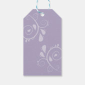 ミニマル エレガント タイポグラフィ モノグラムイニシャル ギフトタグ (裏面)