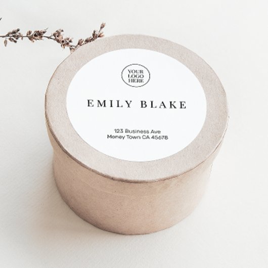 ミニマル クラシック ビジネス ステッカー