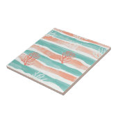 ミニマル コースト コーラル パターン タイル (側面)