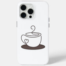 ミニマル コーヒー スマホケース