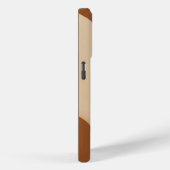 "ミニマル コーヒー&モカトーンのスマホケース トレンディ Case-Mate iPhoneケース (裏面 / 右)
