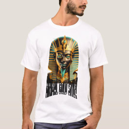 ミニマル ゴールドマスク Tシャツ - ラグジュアリーストリートウェア