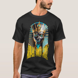 ミニマル ゴールド エジプトマスク Tシャツ - ラグジュアリー