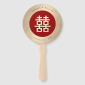 ミニマル・サークル二重中国の幸福結婚ズ ハンドファン (正面)