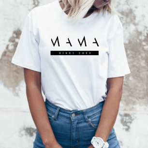 ミニマル&シックママスクリプトレディースTシャツ Tシャツ