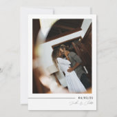 ミニマル&シック・モノグラム結婚ズ 招待状 (裏面)