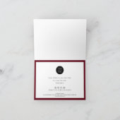 ミニマル-シンプルビジネスサンキューカード折り サンキューカード (内部)