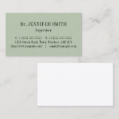 ミニマル&シンプルプロフェッショナル名刺 名刺 (正面/裏面)