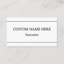 ミニマル&シンプルプロフェッショナル名刺