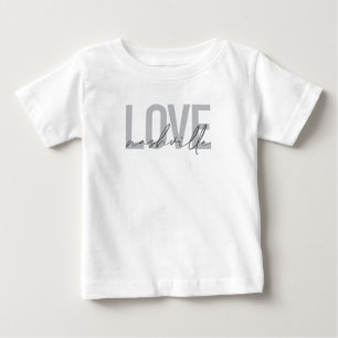 ミニマル,シンプルモダンデザインラヴカッコいいナッシュビル ベビーTシャツ