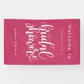 ミニマル シンプル スクリプト | モダン ブライダル シャワー 横断幕 (横)