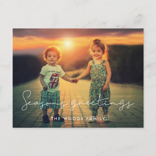 ミニマル・シーズンの挨拶の写真 シーズンポストカード (正面)