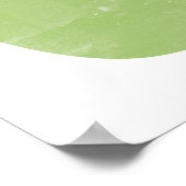 ミニマル,スカンジナビア,抽象芸術緑のポスター ポスター (角)