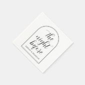 ミニマル・スクリプト  就寝前のナプキン スタンダードカクテルナプキン (角)