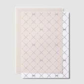 ミニマル ソリッド カラー モダン ピンク ウェディング ベラム紙招待状 (オフセット (招待状))