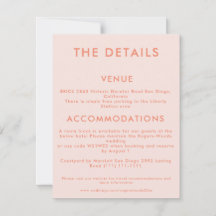 ミニマル ターコイズ ブルー 結婚式 詳細 招待状