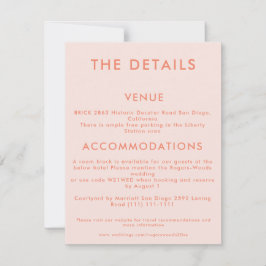 ミニマル ターコイズ ブルー 結婚式 詳細 招待状