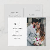 ミニマル チック | ソフト フォト サンクス ポストカード (正面/裏面)