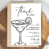 ミニマル「ティニは少し年上だ！カクテルバースデーパーティー 招待状