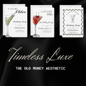 ミニマル「ティニは少し年上だ！カクテルバースデーパーティー 招待状