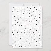 ミニマル・ドゥードル 80歳 ディスコボール 誕生日 招待状 (裏面)