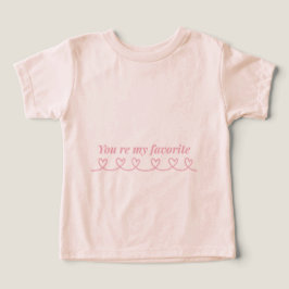 ミニマル ハート 矢印 バレンタインTシャツ