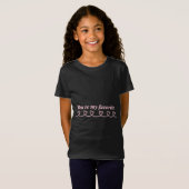 ミニマル ハート 矢印 バレンタインTシャツ Tシャツ (正面フル)
