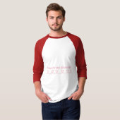 ミニマル ハート 矢印 バレンタインTシャツ Tシャツ (正面フル)
