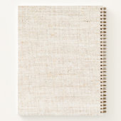 ミニマル フェオキャンバス プリント モノグラム ノートブック (裏面)