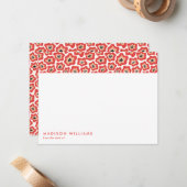 ミニマル フラワーズ おしゃれ トレンディ モダン グリーティングカード ノートカード (正面/裏面インサイチュ)