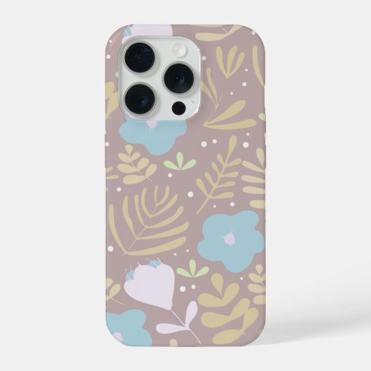 ミニマル フラワー iPhoneケース (裏面)
