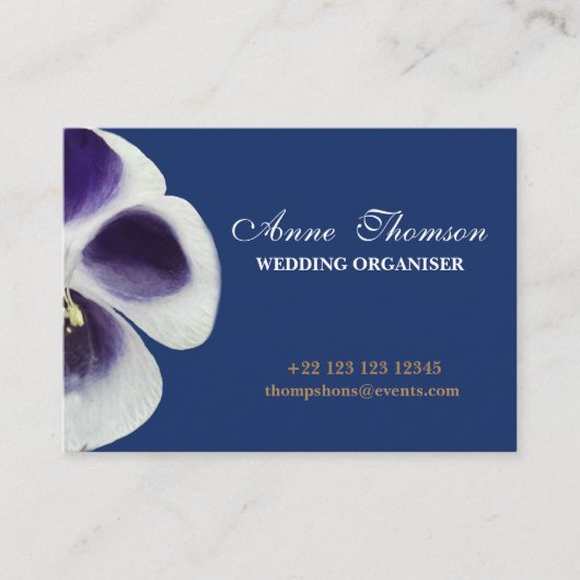 ミニマル、フローラプロフェッショナルバスジンカード 名刺 (正面)