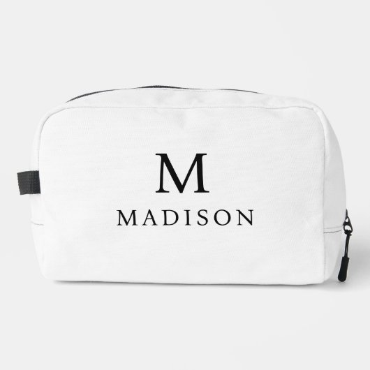 ミニマル&ブエレガントラック&ホワイト名前をカスタムする ドップキット (正面)