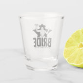 ミニマル ブライド フラワーズ ショットグラス (裏面)