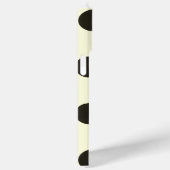 ミニマル ブラック ドット柄 Case-Mate iPhoneケース (裏面 / 右)